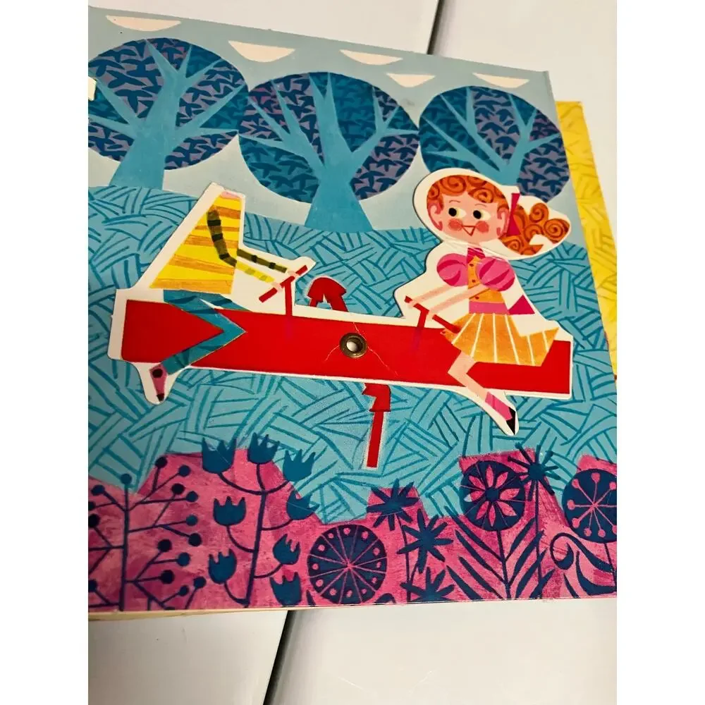 The LOOK LOOK BOOK, Vintage, 50s-60s(?) Board Book Children's Interactive Golden